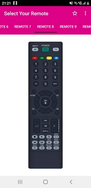 Webos TV Remote Screenshot 2