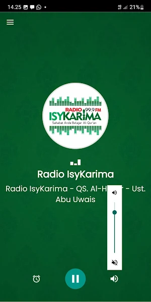 Radio IsyKarima Screenshot 1
