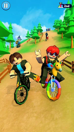 Obby Bike 3D Parkour Race Screenshot 1