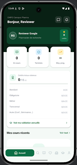 ONPCI Campus Pharma Screenshot 2