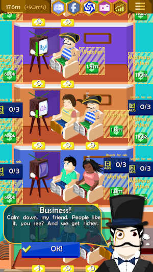 Ads Factory: TV Idle Clicker Screenshot 3