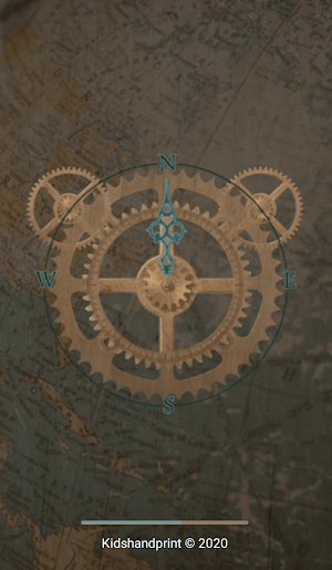 Mechanical Gears Compass Screenshot 0