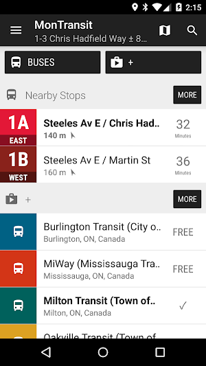 Milton Transit Bus - MonTransit Screenshot 0