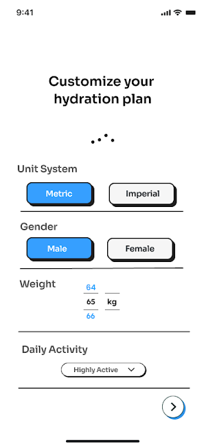 Drink water HydroFlow Screenshot 2