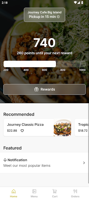 Journey Cafe Big Island Screenshot 0