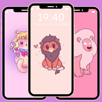 Kawaii Lion Wallpaper 4K