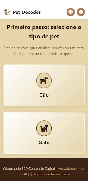 Guia Linguagem Corporal do Pet Screenshot 2