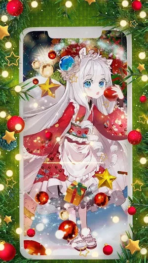 Christmas Anime Wallpaper 4K Screenshot 3