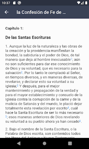 La Confesión de Fe de Westminster Screenshot 1