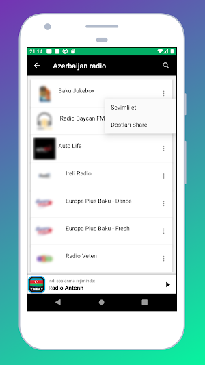 Radio Azerbaijan: Radio Online Screenshot 2