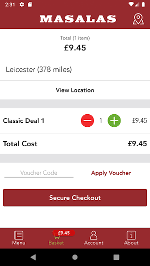 Masalas Leicester Screenshot 3