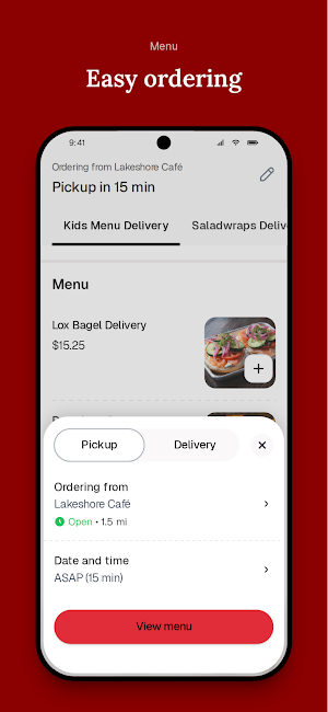 Lakeshore Café Screenshot 2