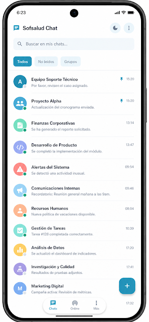 Sofsalud Chat Screenshot 3