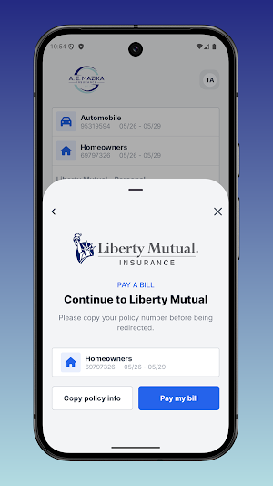 A.E. Mazika Insurance Screenshot 3