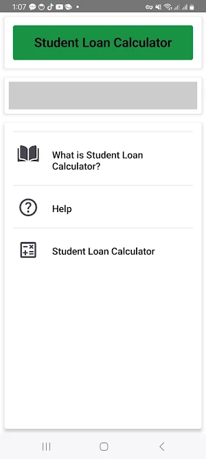 Student Loan Calculator Screenshot 0