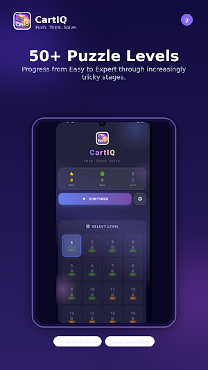 CartIQ: Push Box Puzzle Screenshot 1
