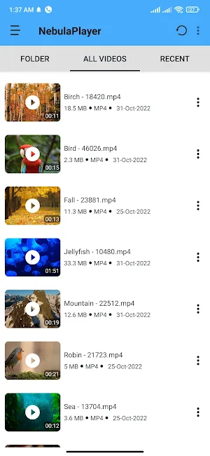 NebulaPlayer: HD Video Player Screenshot 2