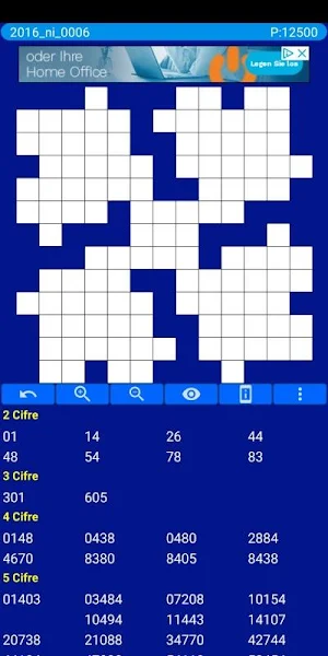 Number Fill in puzzles - Numerix, numeric puzzles Screenshot 0