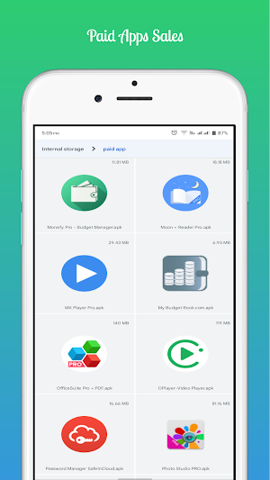 EX Paid Apps Sales Pro App Screenshot 2