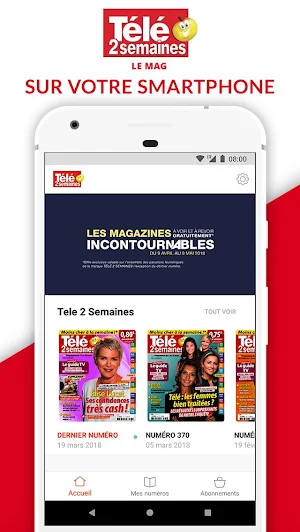 Télé 2 Semaines le magazine Screenshot 0