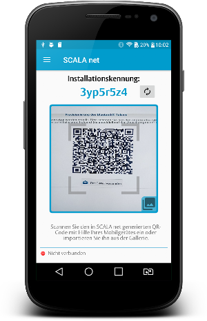 SCALA net App Access Screenshot 2
