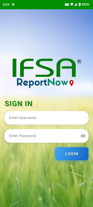 IFSA ReportNow Screenshot 1