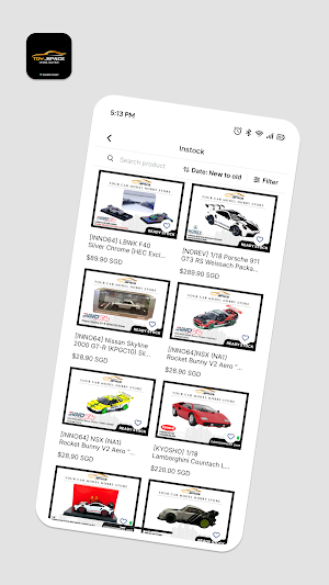 Toy Space Car Model Store Screenshot 2