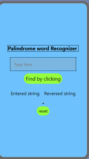 Palindrome Recognizer-Kushagra Screenshot 3