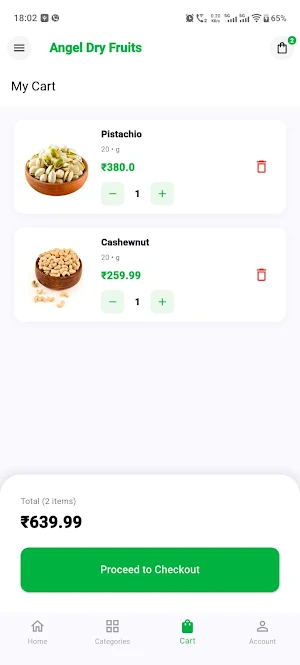 Angel Dry Fruits Screenshot 1