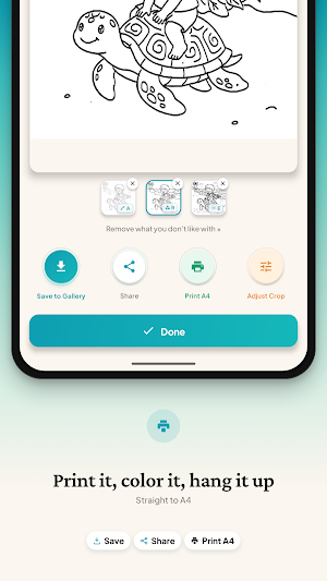 FlipPics: Coloring Page Maker Screenshot 3