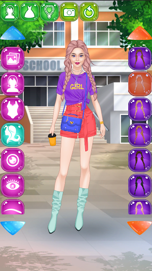 School girl Dress up Screenshot 1