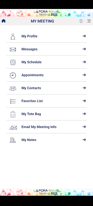 PCMA 2023 Annual Meeting Screenshot 2