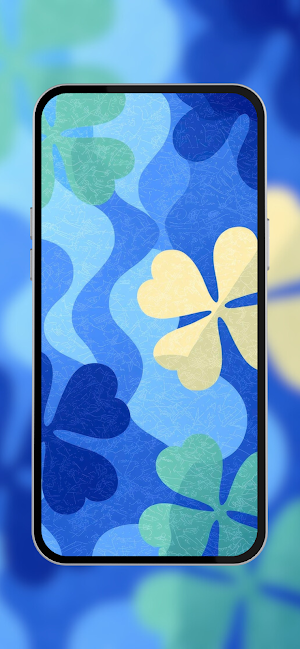 Preppy Blue Wallpaper Screenshot 1