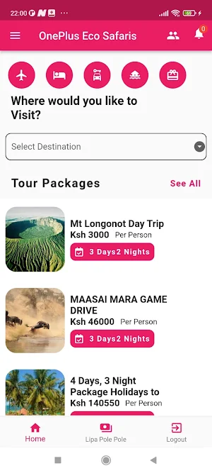OnePlus Eco Safaris Screenshot 2