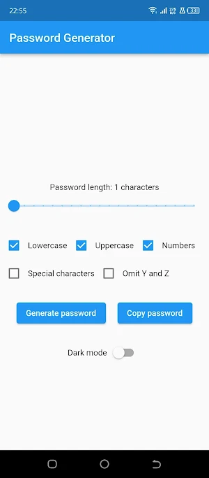 Passpass : password generator Screenshot 1