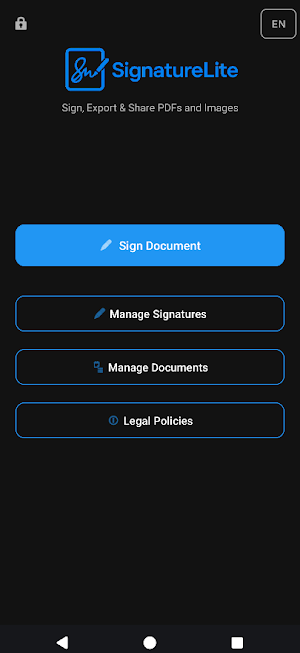 SignatureLite Screenshot 0