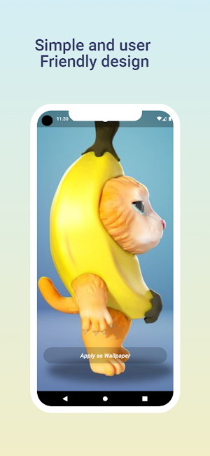 Banana Cat Wallpaper Screenshot 3