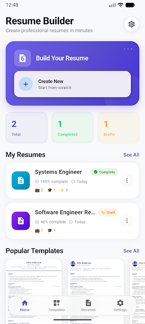Resume Builder: CV Maker Screenshot 0