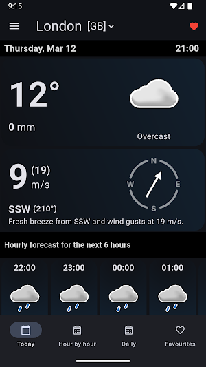 Sol: Weather app Screenshot 0