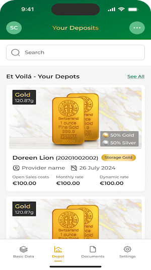 Noblex21 - Dein Gold-Depot! Screenshot 2