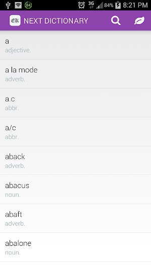Next Dictionary Screenshot 0