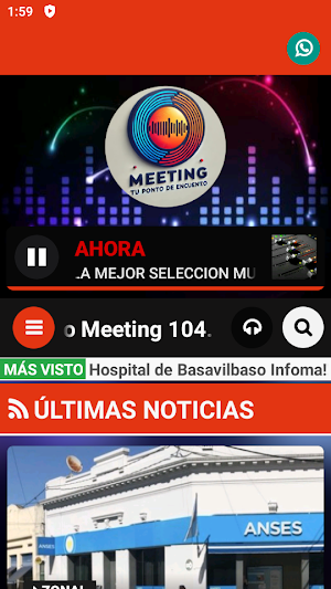 Radio Meeting 104.1 MHz Screenshot 1