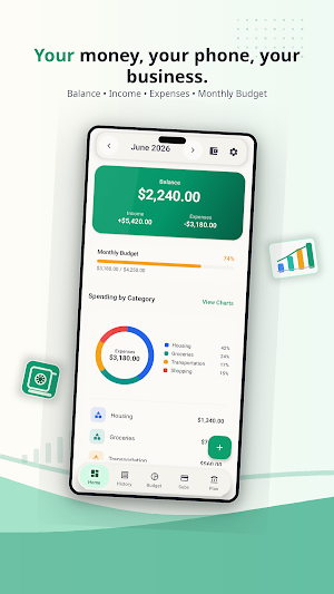 Expense Tracker - BudgetVault Screenshot 0