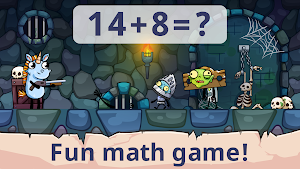 Math games: Zombie Invasion Screenshot 1