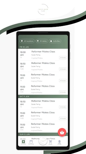 Inspired Pilates Screenshot 1