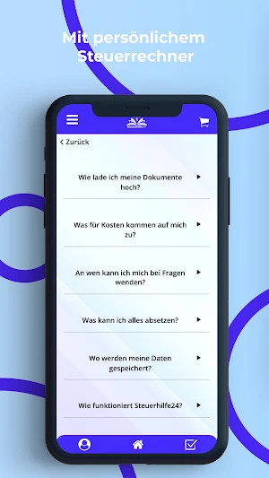 Steuerhilfe-App Screenshot 2