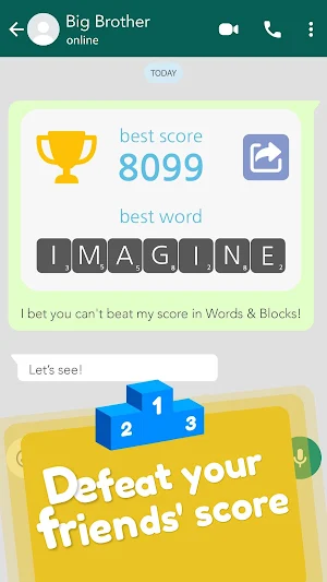 Words & Blocks: Blast and Type! Screenshot 3