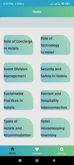 Hotel Management MCQ Quiz 5000 Screenshot 1