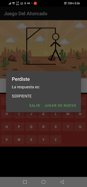 Juego Del Ahorcado Screenshot 2