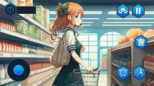 Anime Games: Office Girl Sim Screenshot 2